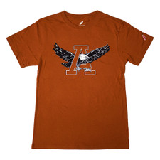 burnt orange Eagle A t-shirt